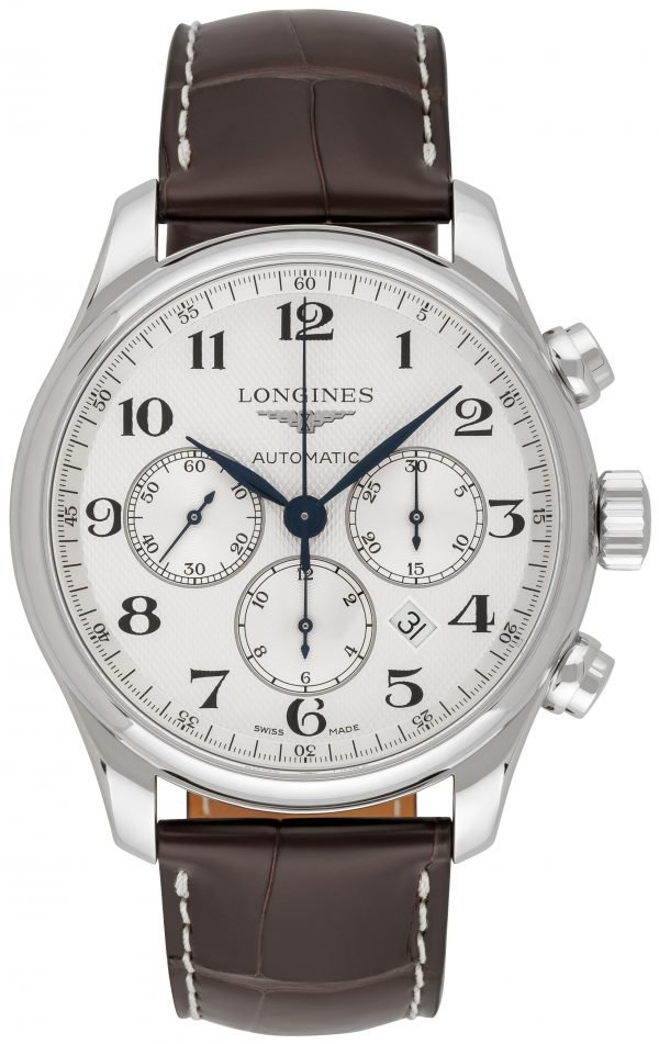 Longines Master L2.859.4.78.3 Kello Hopea / Nahka