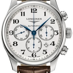 Longines Master L2.859.4.78.5 Kello Hopea / Nahka