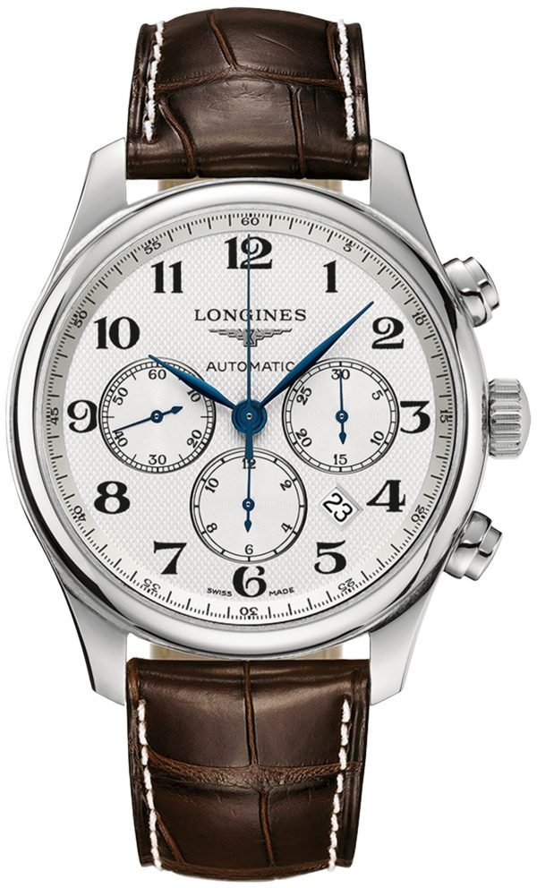 Longines Master L2.859.4.78.5 Kello Hopea / Nahka