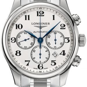 Longines Master L2.859.4.78.6 Kello Hopea / Teräs