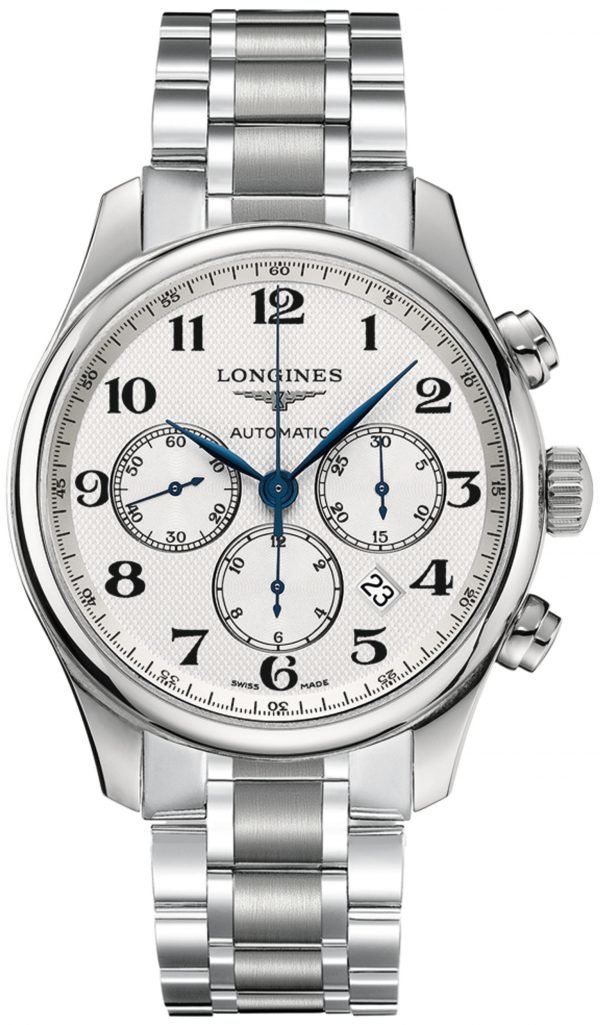 Longines Master L2.859.4.78.6 Kello Hopea / Teräs