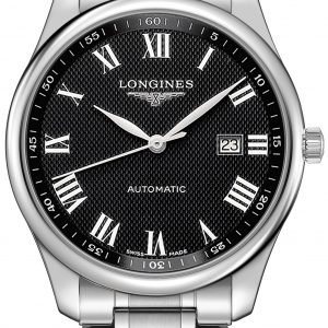 Longines Master L2.893.4.51.6 Kello Musta / Teräs