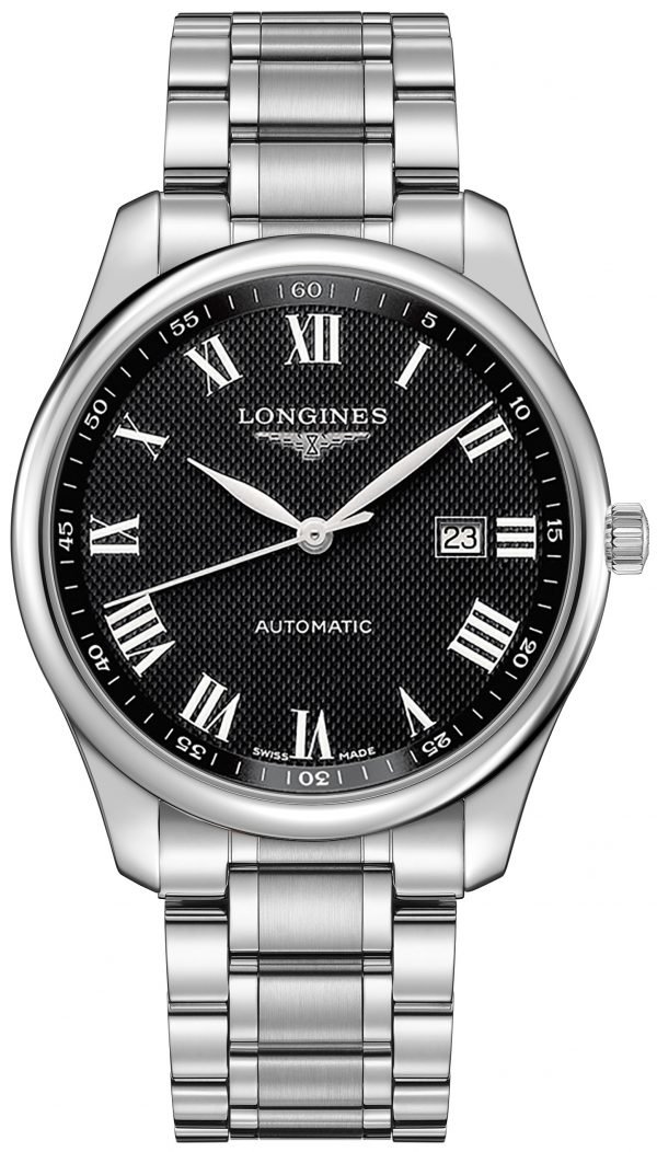 Longines Master L2.893.4.51.6 Kello Musta / Teräs