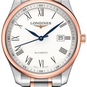 Longines Master L2.893.5.11.7 Kello Valkoinen / 18k Punakultaa