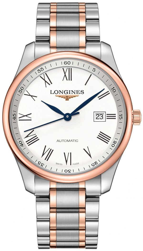 Longines Master L2.893.5.11.7 Kello Valkoinen / 18k Punakultaa