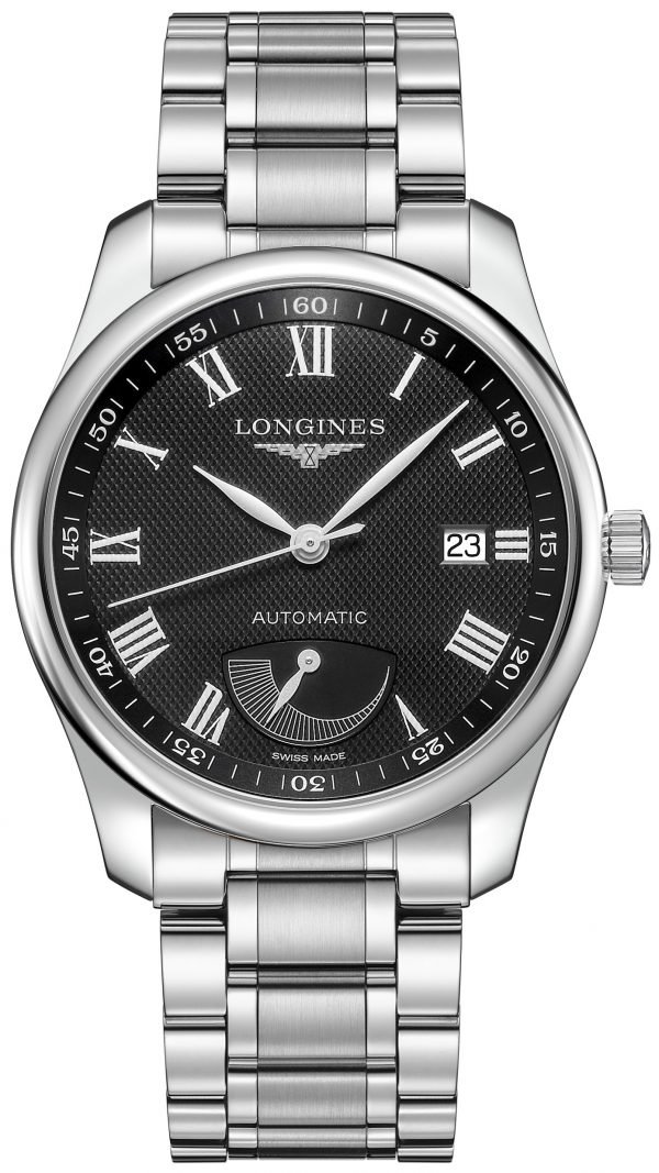 Longines Master L2.908.4.51.6 Kello Musta / Teräs