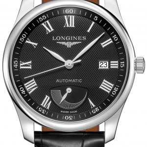 Longines Master L2.908.4.51.7 Kello Musta / Nahka