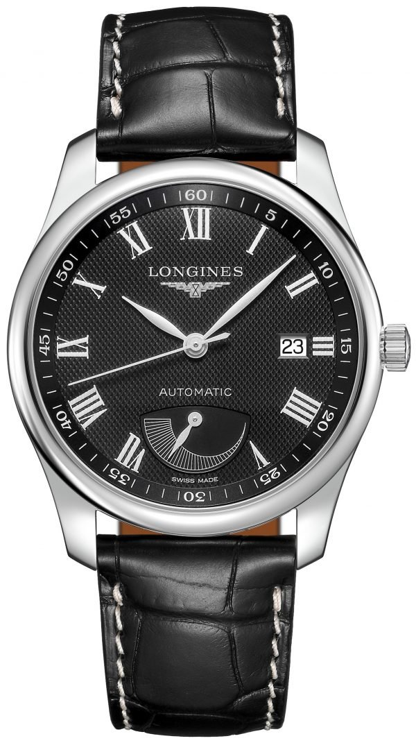 Longines Master L2.908.4.51.7 Kello Musta / Nahka