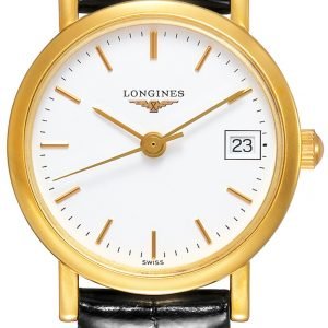 Longines Presences L4.277.6.12.0 Kello Valkoinen / Nahka