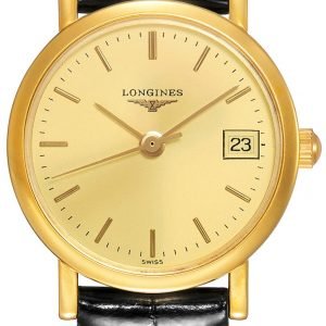 Longines Presences L4.277.6.32.0 Kello Kullattu / Nahka