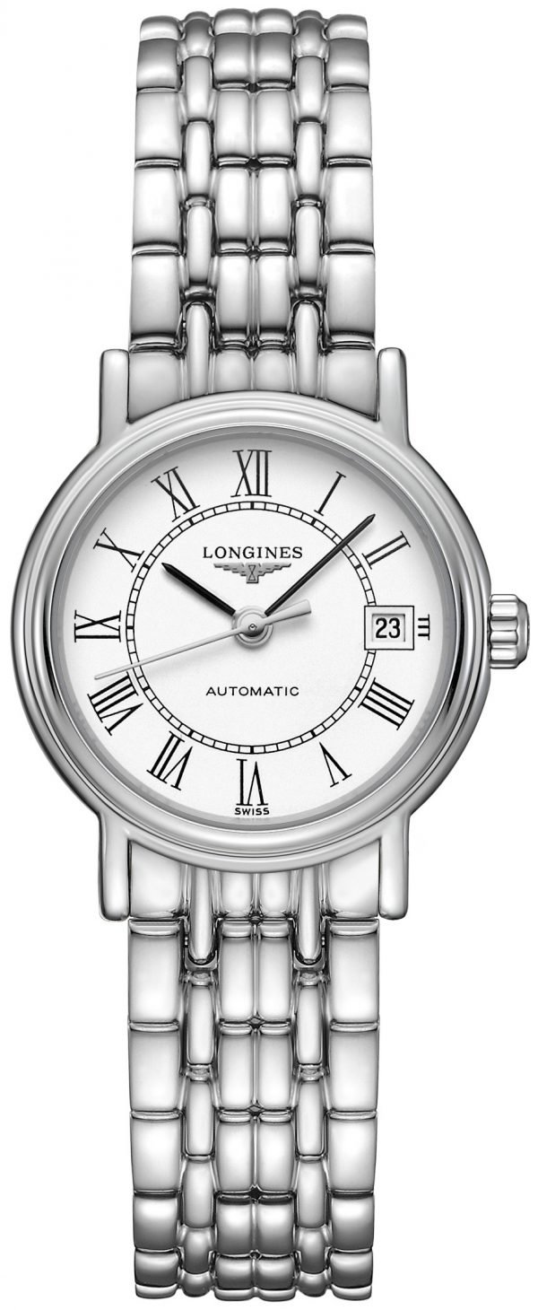 Longines Presences L4.321.4.11.6 Kello Valkoinen / Teräs