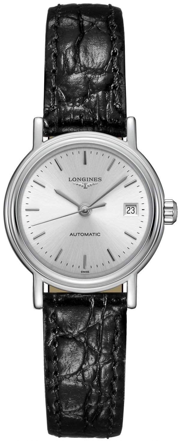 Longines Presences L4.321.4.72.2 Kello Hopea / Nahka