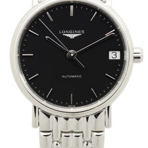 Longines Presences L4.322.4.52.6 Kello Musta / Teräs