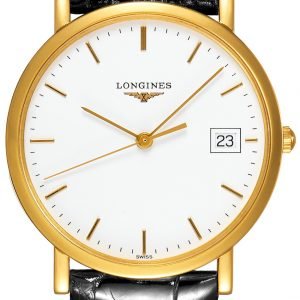 Longines Presences L4.777.6.12.0 Kello Valkoinen / Nahka