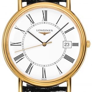 Longines Presences L4.790.2.11.2 Kello Valkoinen / Nahka