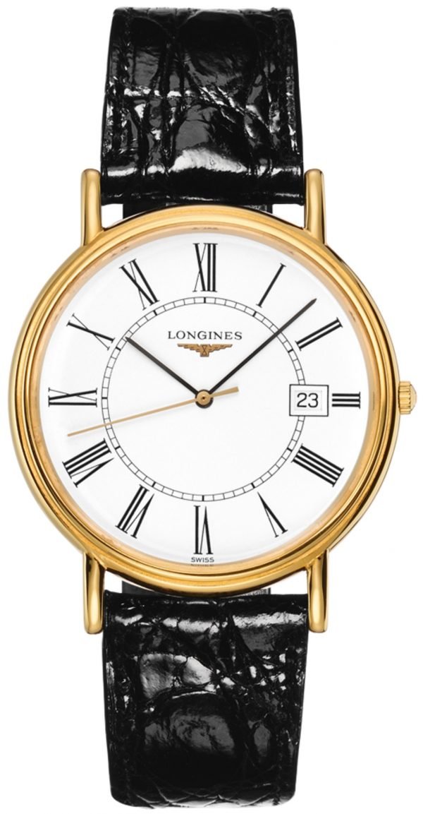 Longines Presences L4.790.2.11.2 Kello Valkoinen / Nahka