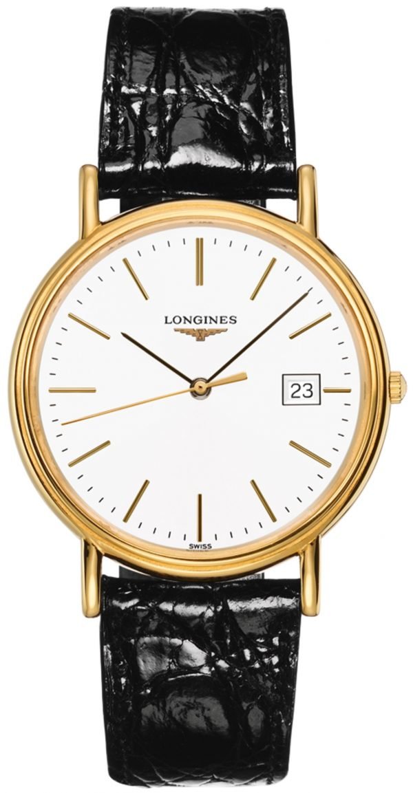 Longines Presences L4.790.2.12.2 Kello Valkoinen / Nahka