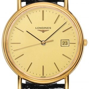 Longines Presences L4.790.2.32.2 Kello Kullattu / Nahka