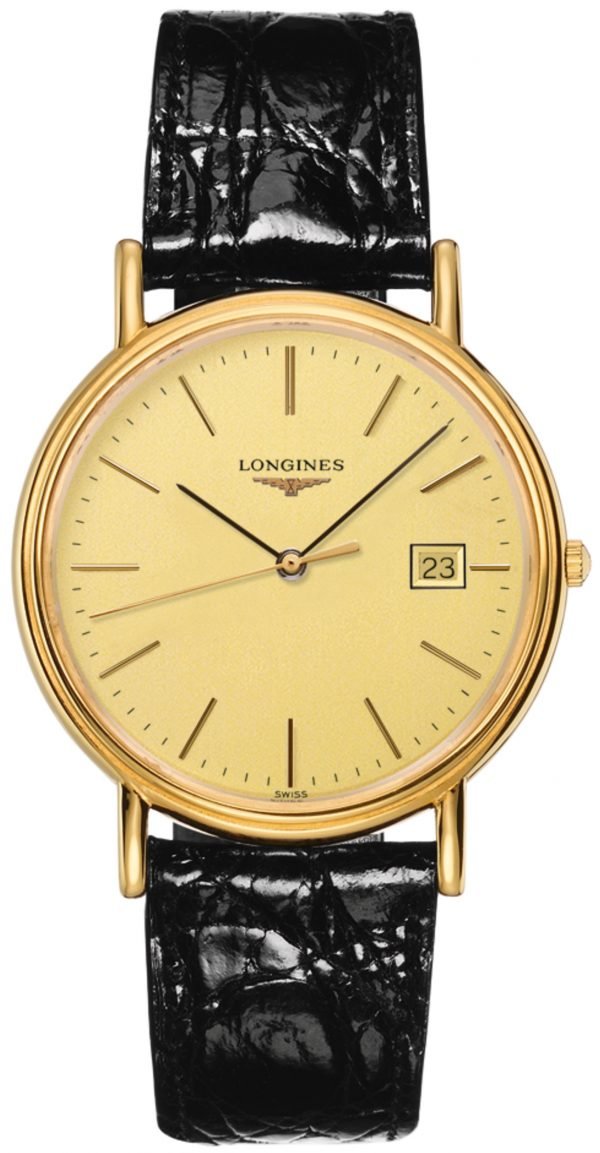 Longines Presences L4.790.2.32.2 Kello Kullattu / Nahka