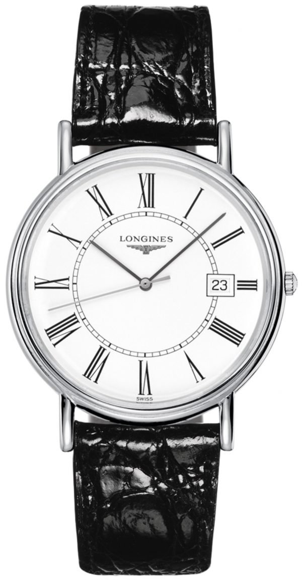 Longines Presences L4.790.4.11.2 Kello Valkoinen / Nahka