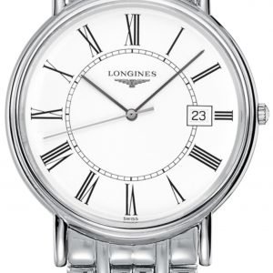 Longines Presences L4.790.4.11.6 Kello Valkoinen / Teräs