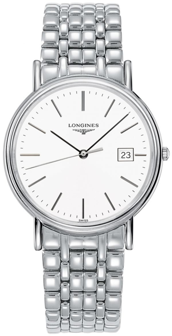 Longines Presences L4.790.4.12.6 Kello Valkoinen / Teräs