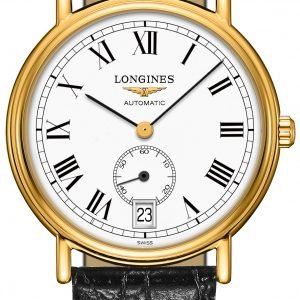 Longines Presences L4.804.2.11.2 Kello Valkoinen / Nahka