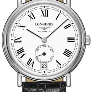 Longines Presences L4.804.4.11.2 Kello Valkoinen / Nahka