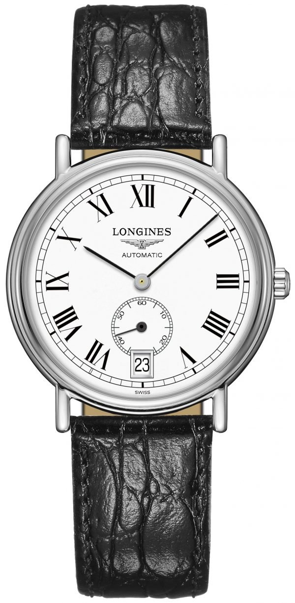 Longines Presences L4.804.4.11.2 Kello Valkoinen / Nahka