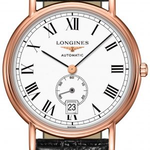 Longines Presences L4.805.1.11.2 Kello Valkoinen / Nahka