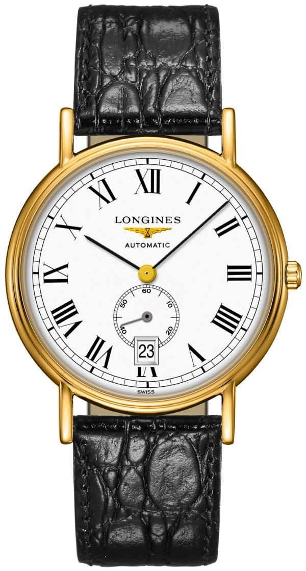 Longines Presences L4.805.2.11.2 Kello Valkoinen / Nahka