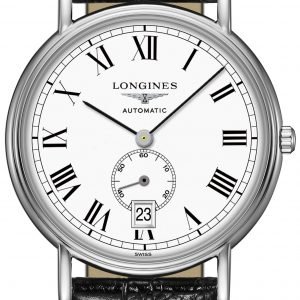 Longines Presences L4.805.4.11.2 Kello Valkoinen / Nahka