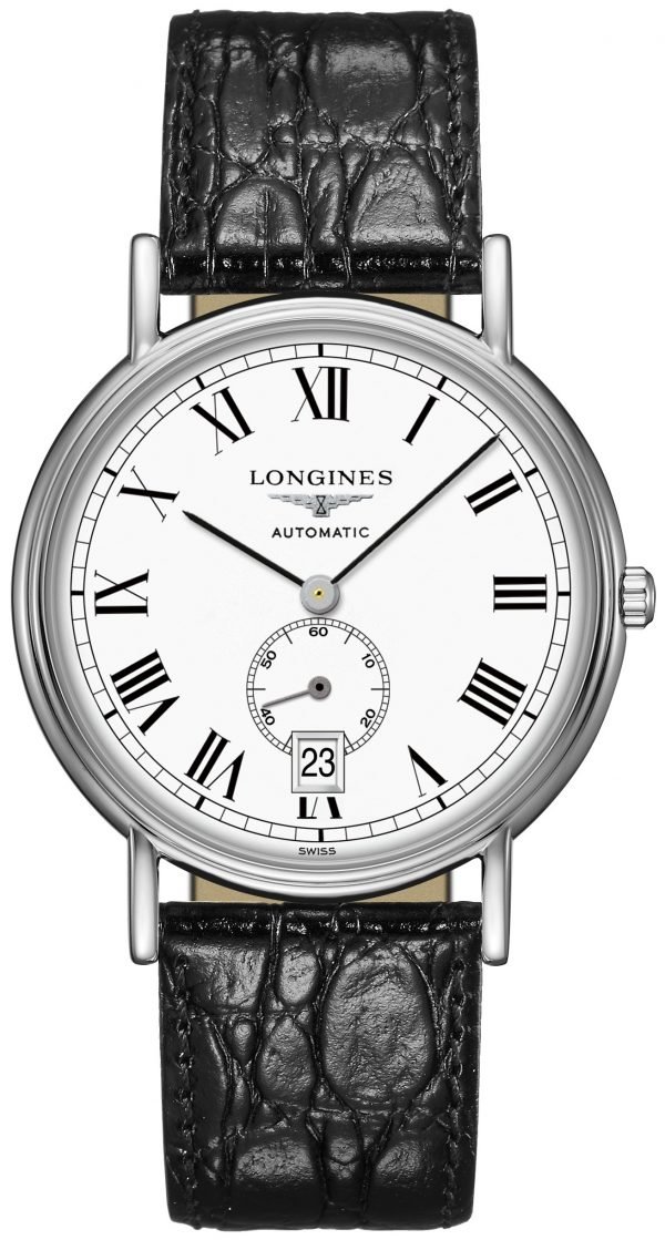 Longines Presences L4.805.4.11.2 Kello Valkoinen / Nahka