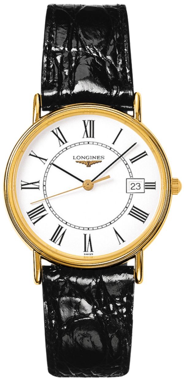 Longines Presences L4.819.2.11.2 Kello Valkoinen / Nahka