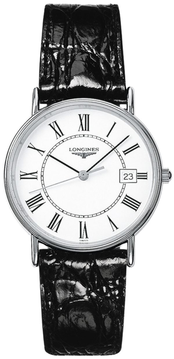 Longines Presences L4.819.4.11.2 Kello Valkoinen / Nahka