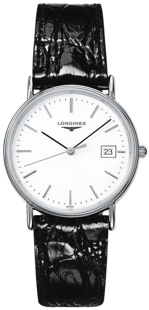 Longines Presences L4.819.4.12.2 Kello Valkoinen / Nahka