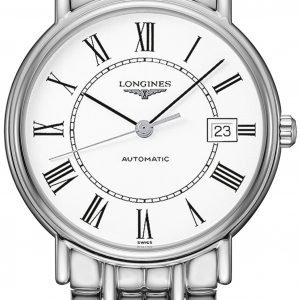 Longines Presences L4.821.4.11.6 Kello Valkoinen / Teräs