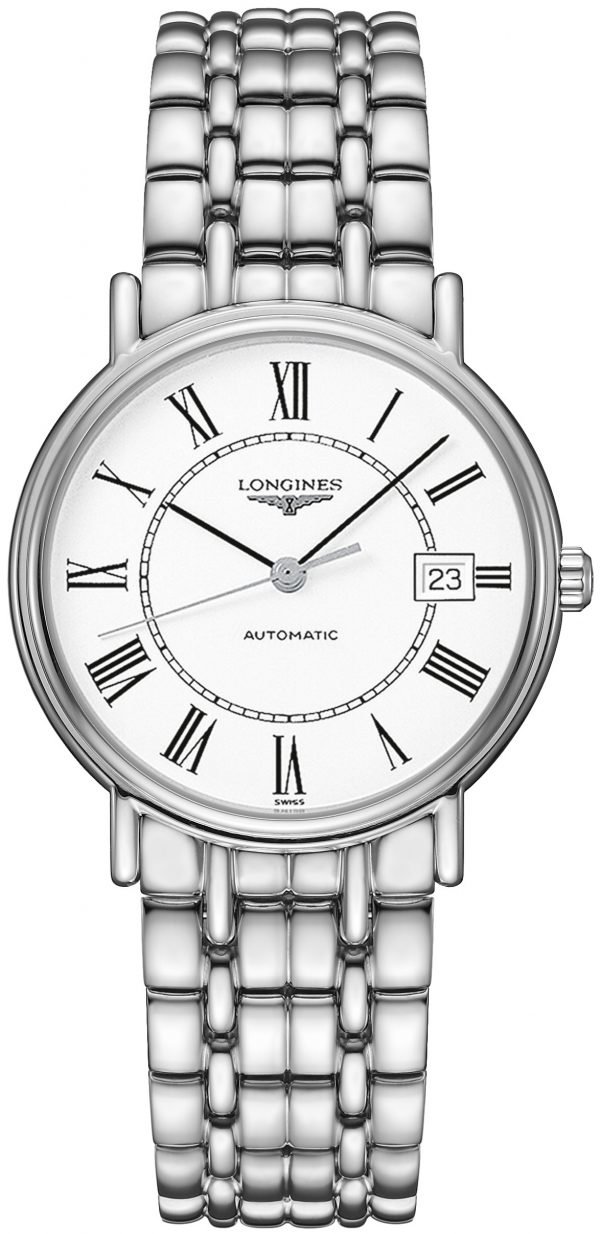 Longines Presences L4.821.4.11.6 Kello Valkoinen / Teräs