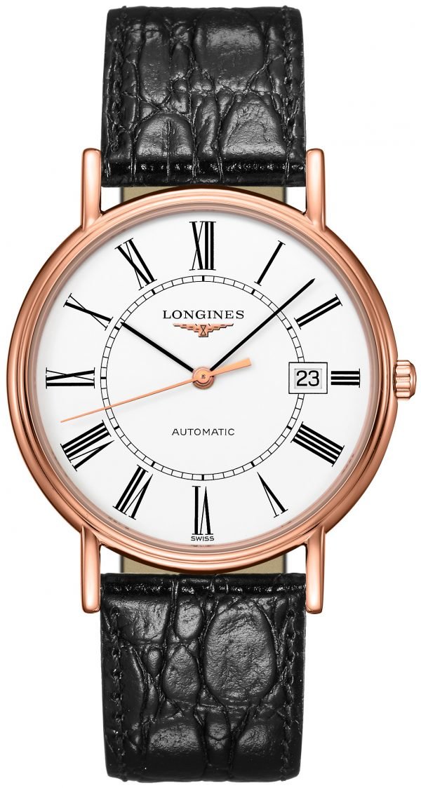 Longines Presences L4.921.1.11.2 Kello Valkoinen / Nahka