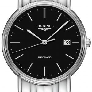 Longines Presences L4.921.4.52.6 Kello Musta / Teräs