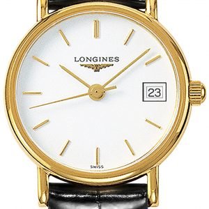 Longines Presences L7.490.6.12.0 Kello Valkoinen / Nahka