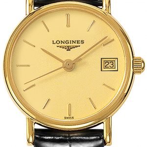 Longines Presences L7.490.6.32.0 Kello Kullattu / Nahka