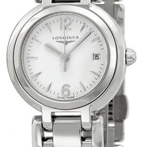 Longines Primaluna L8.110.4.16.6 Kello Hopea / Teräs