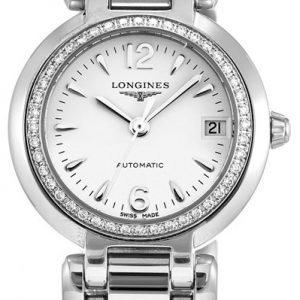 Longines Primaluna L8.111.0.16.6 Kello Valkoinen / Teräs