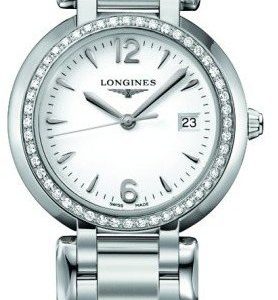 Longines Primaluna L8.112.0.16.6 Kello Valkoinen / Teräs