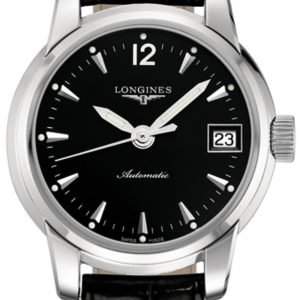 Longines Saint-Imier L2.263.4.52.3 Kello Musta / Nahka