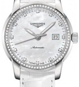 Longines Saint-Imier L2.563.0.87.2 Kello Valkoinen / Nahka