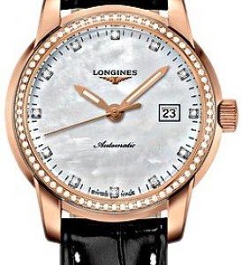 Longines Saint-Imier L2.563.9.87.3 Kello Valkoinen / Nahka