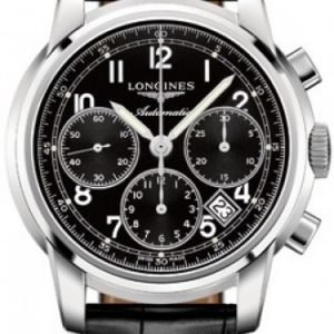 Longines Saint-Imier L2.752.4.53.3 Kello Musta / Nahka