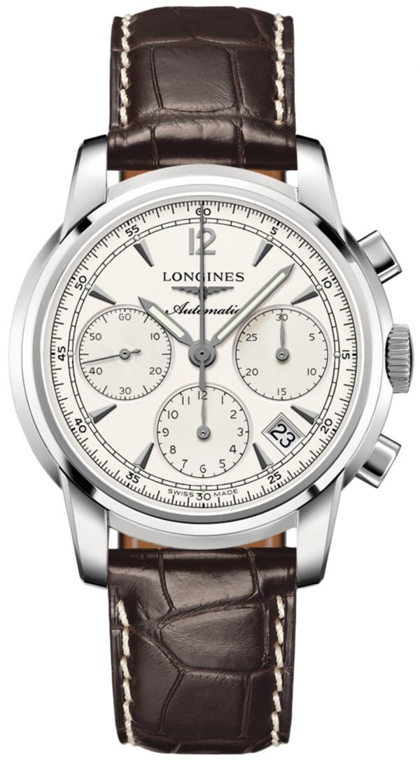 Longines Saint-Imier L2.752.4.72.2 Kello Hopea / Nahka